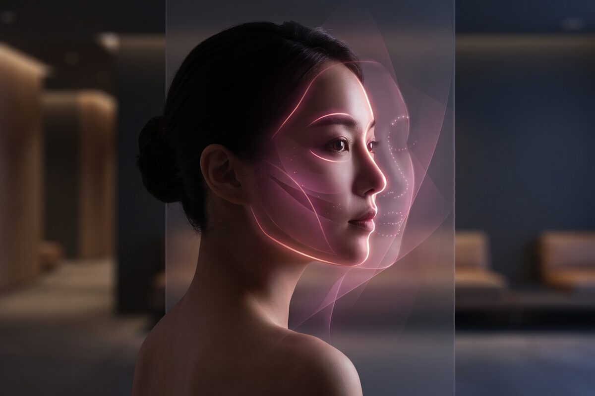 같은 안면윤곽, 다른 과정의 차이. (AI 생성 예시)