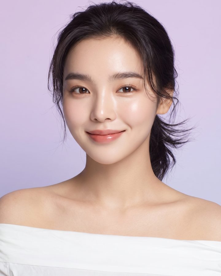 눈밑 시술 안내 이미지 (AI 생성 예시)
