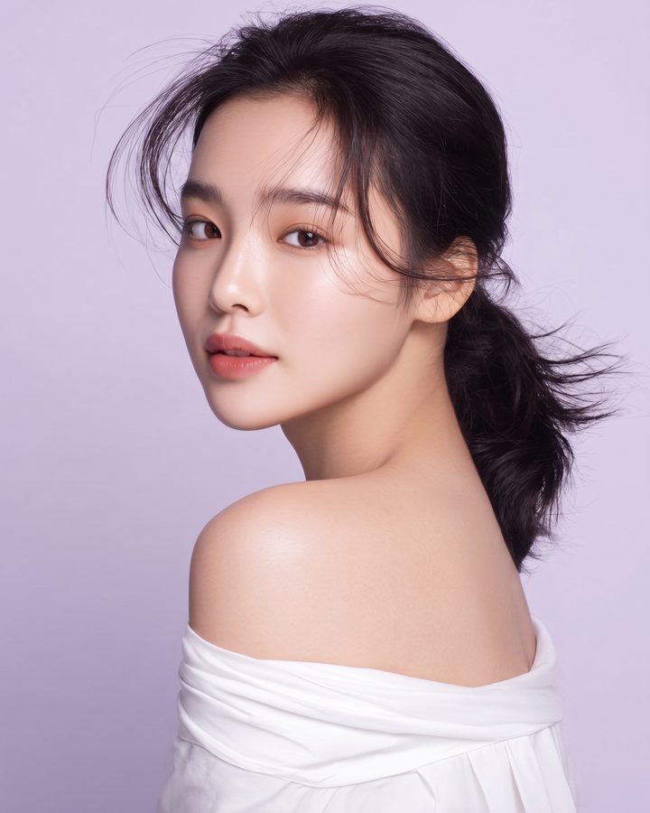 무보형물 코성형 안내 이미지 (AI 생성 예시)