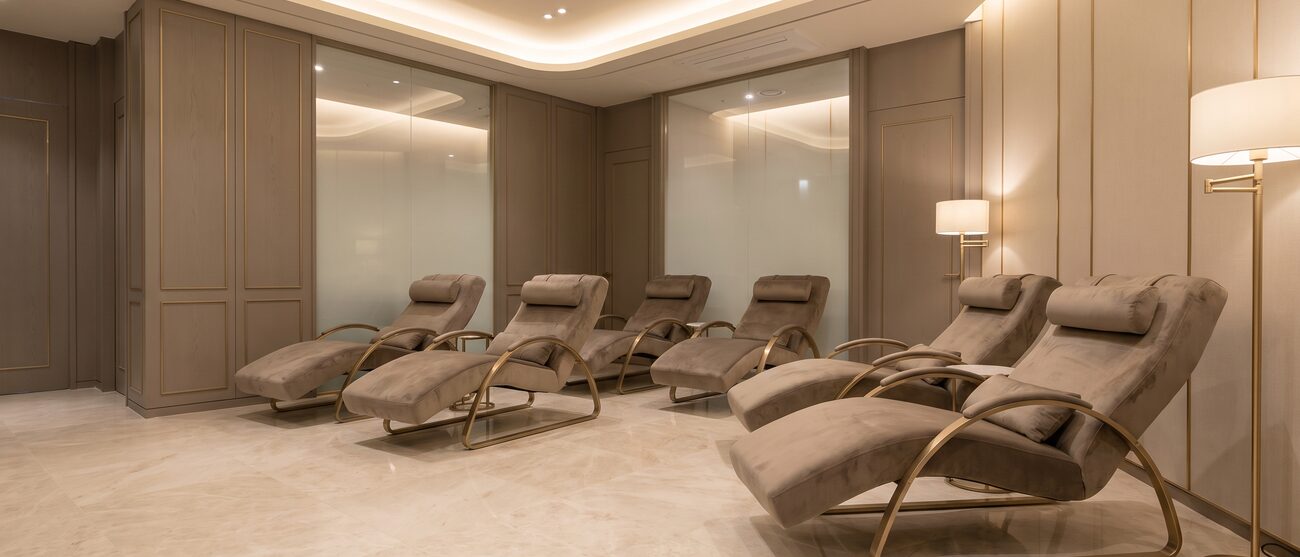 B1F 애프터케어 라운지 회복 공간 (AI 생성 예시 이미지)