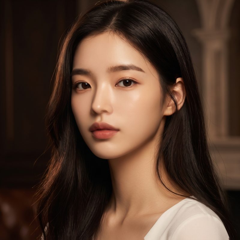 안면윤곽 프로모션 — AI 생성 가상 모델 예시 이미지