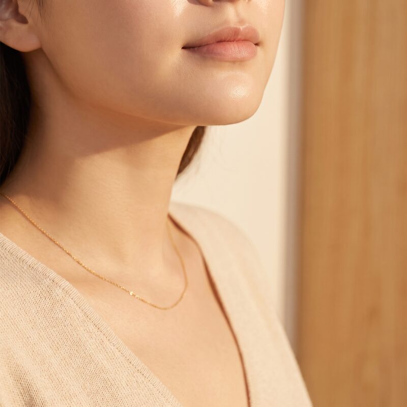 안면윤곽 뷰티 컨셉 — AI 생성 예시 이미지