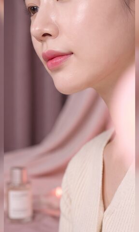 코끝 라인 성형 예시 이미지 (AI 생성)