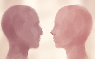 리뷰티 코성형 전후 개념 예시 A (AI 생성)