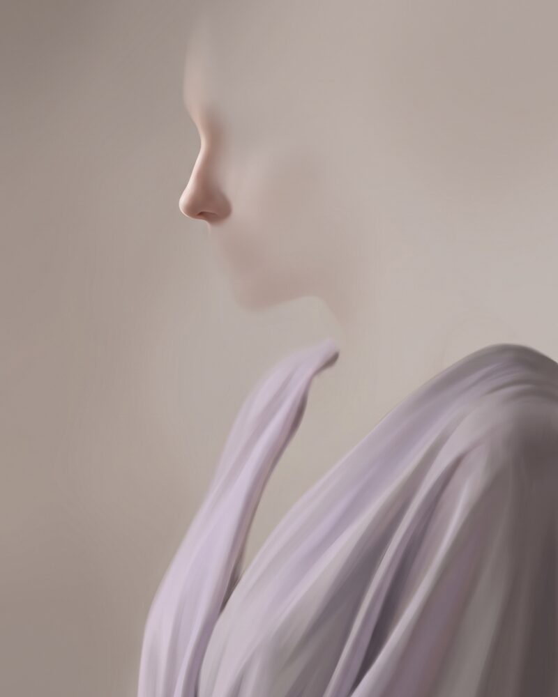 무보형물 코 라인 개선 후 개념 예시 이미지 (AI 생성)