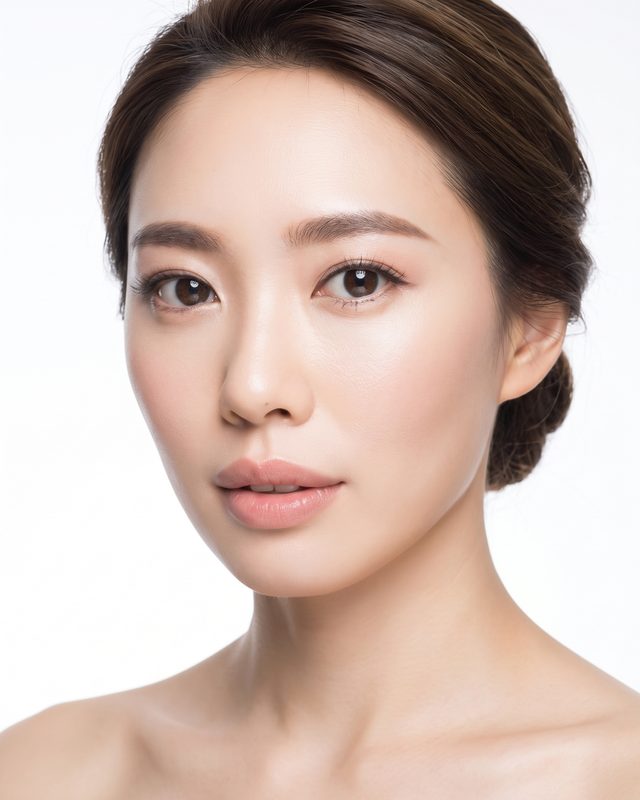 토탈눈거상 — 가상 중년 모델의 포트레이트, AI 생성 예시 이미지