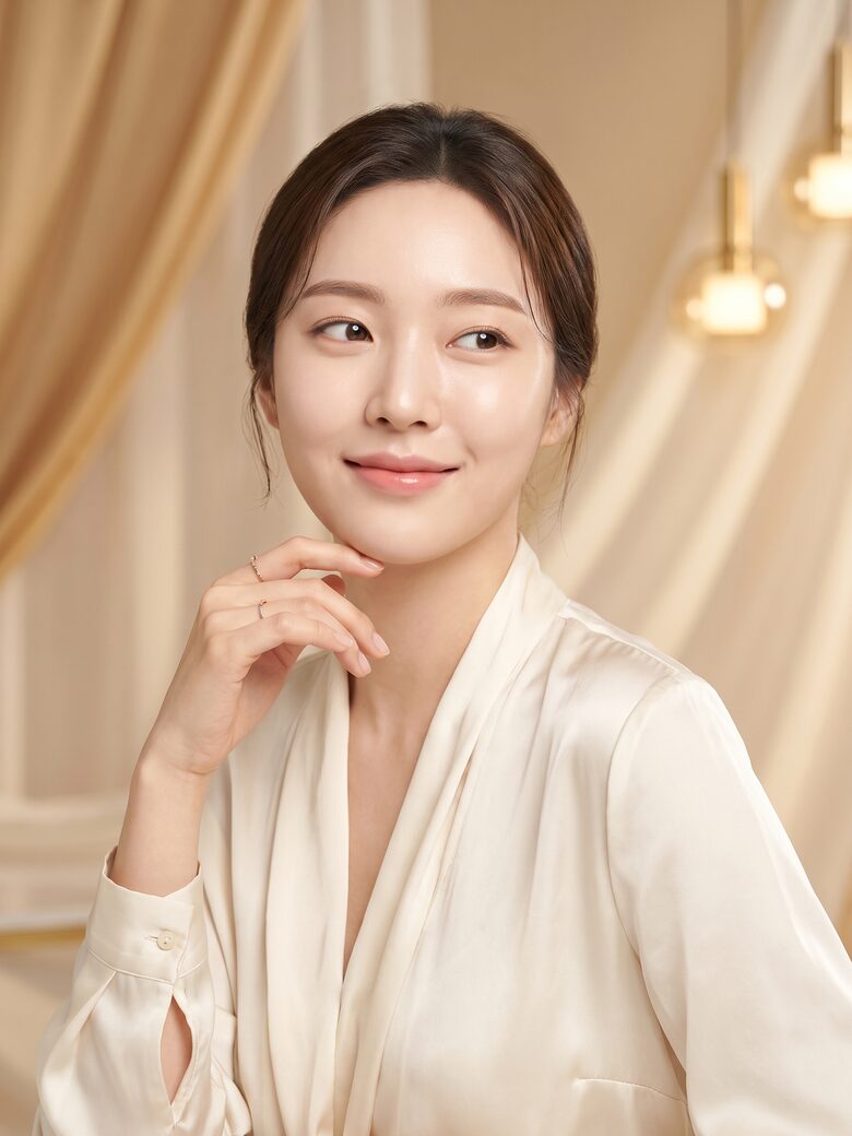 비절개쌍꺼풀 시술 이미지 · AI 생성 예시 이미지