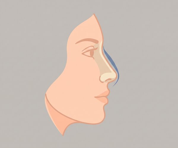 귀 안쪽 연골 위치를 표시한 귀 해부 일러스트 (AI 생성 예시)