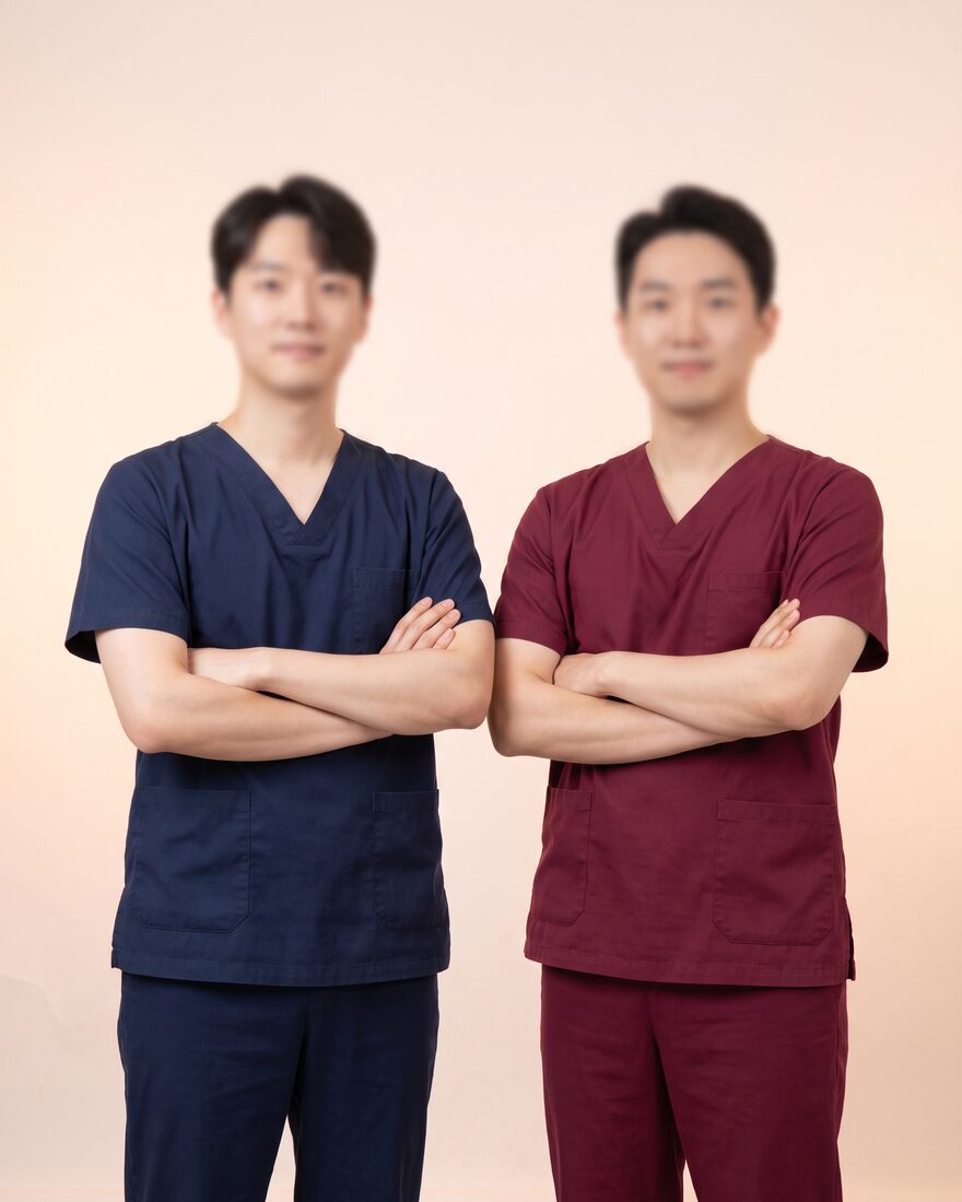 리뷰티 성형외과 의료진 컨셉 이미지 (AI 생성 예시)