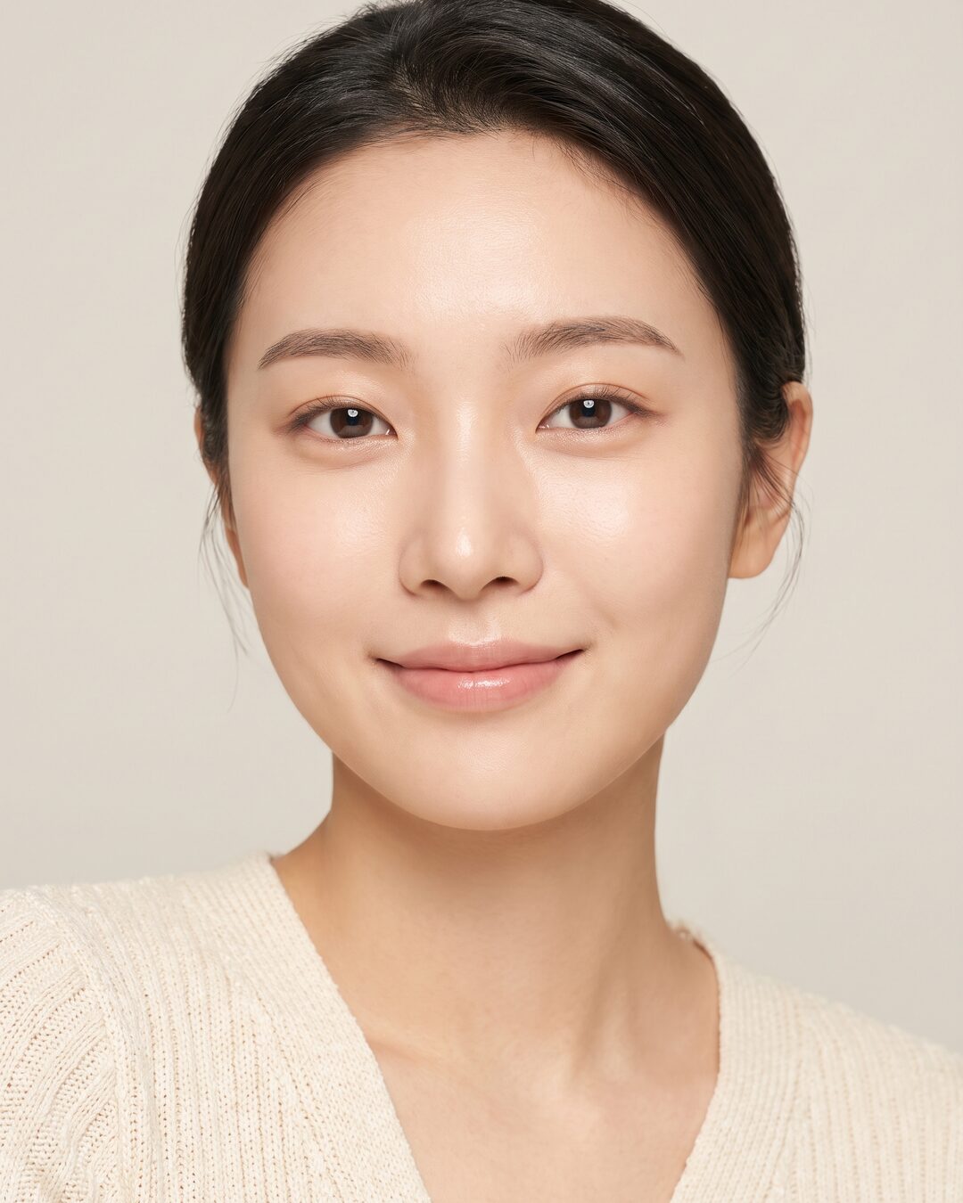 단정하게 정돈된 코 전체 인상을 표현한 AI 생성 예시 인물 이미지
