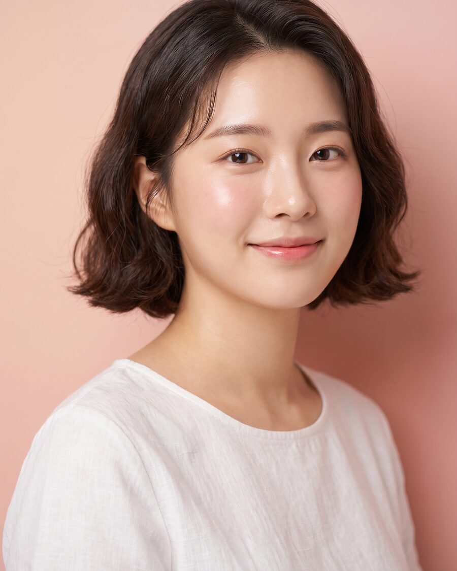 코성형 안내 이미지 (AI 생성 예시 모델)