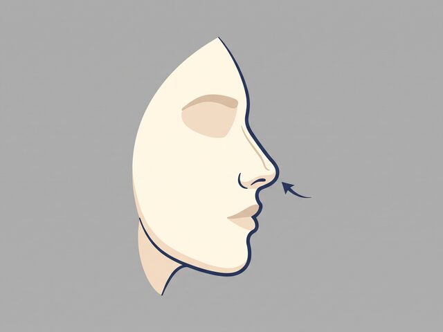 코 성형 3단계 콧대·코끝 라인 디자인 개념도
