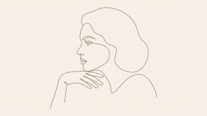 눈썹 라인 주변만 담은 클로즈업 개념 이미지
