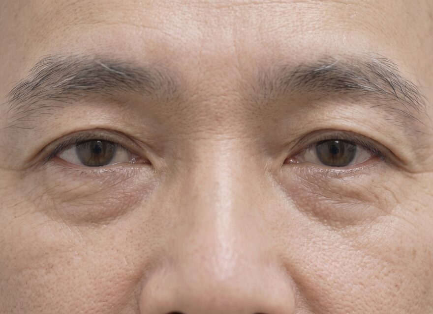 눈매교정·제자리트임·뒤트임 6개월 후기 – 눈가 비식별 개념 예시 이미지