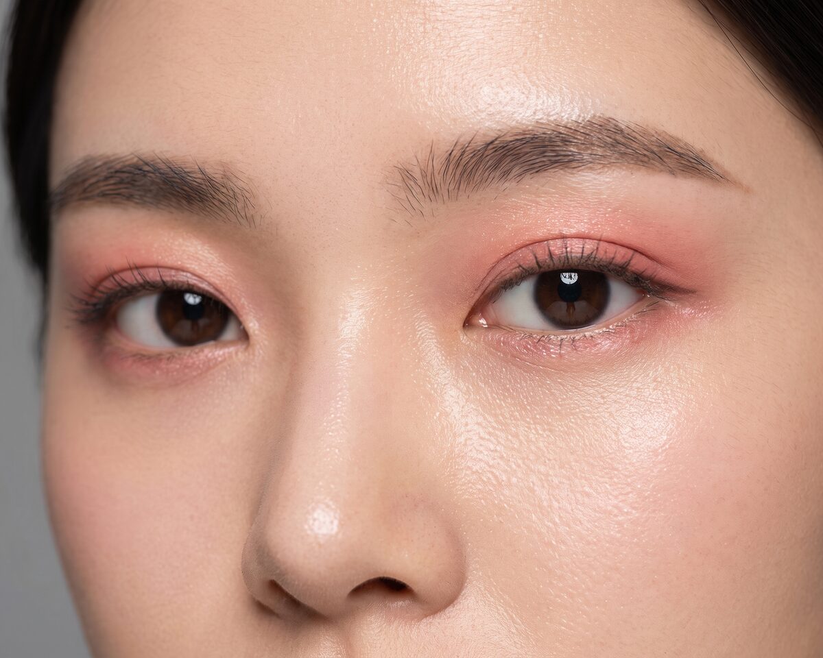 더블라인 눈성형 이벤트 이미지 — 눈가를 가까이 담은 뷰티 컷