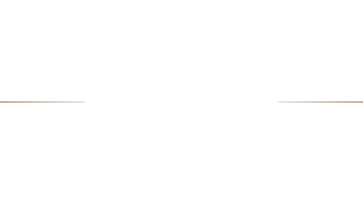 안내 문구 양옆에 놓인 가는 장식 선