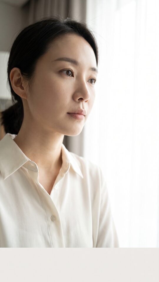 숏폼 타일 2 — 시술실 의료진의 익명 컨셉 컷(AI 생성 예시)