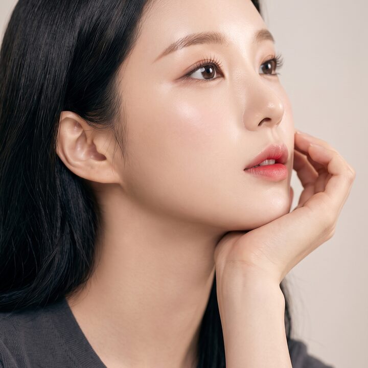 리얼 셀피 갤러리 예시 이미지 7 — 니트 차림의 근접 인물 컷(AI 생성 예시)