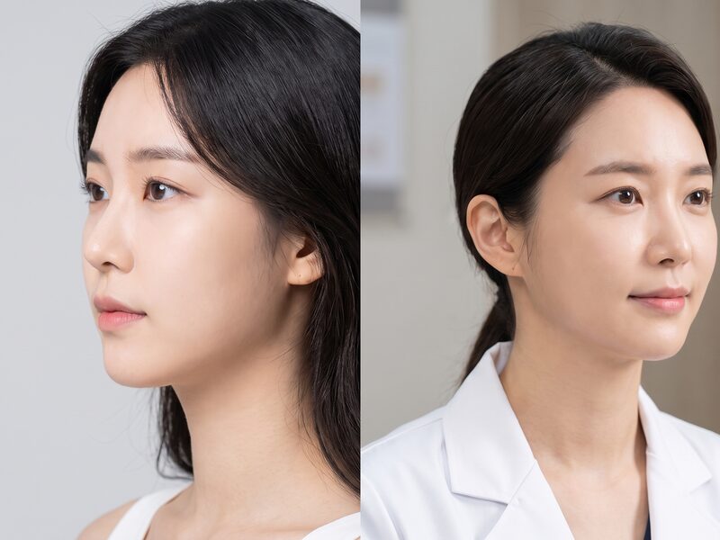 코 성형 재료를 주제로 한 영상 썸네일 이미지