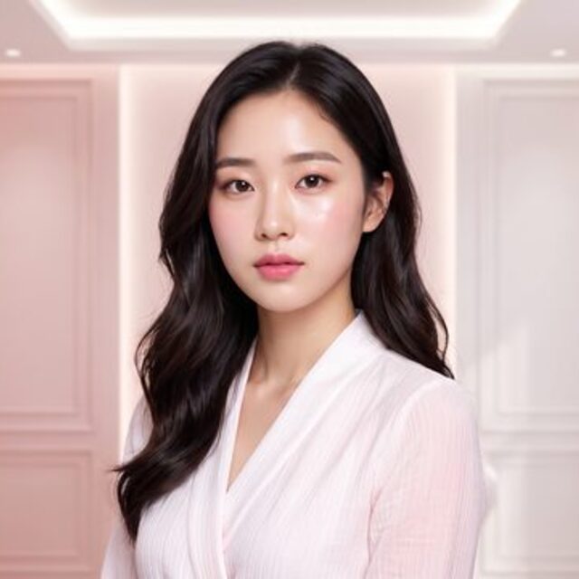 측면 프로필로 콧대 라인을 보여주는 모델의 코성형 이벤트 이미지