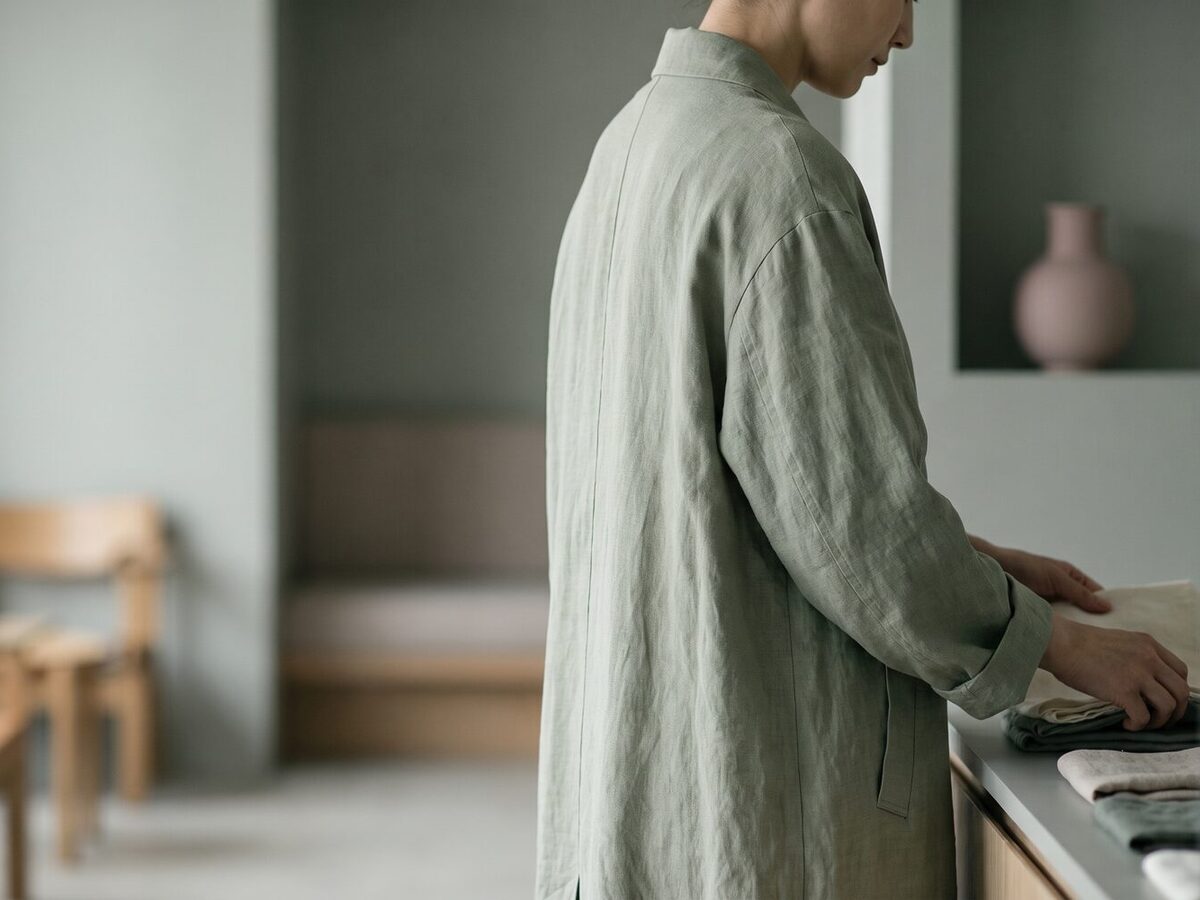 상담실에서 얼굴 윤곽 자료를 함께 살펴보는 의료진의 뒷모습