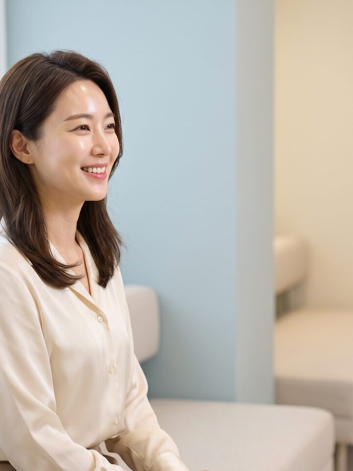 진료실에서 코 상태를 상의하는 내원객 (AI 생성 예시 이미지)