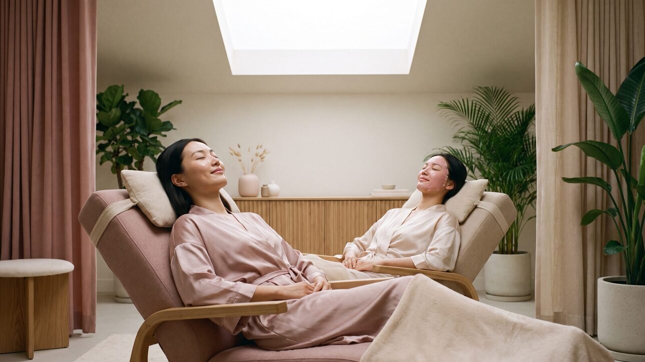 의료진이 마주 앉은 상담자에게 진료 계획을 설명하는 상담 장면