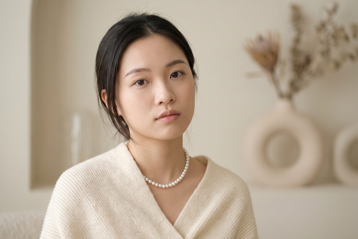 목선과 목주름을 살피는 톡신 시술 예시 이미지